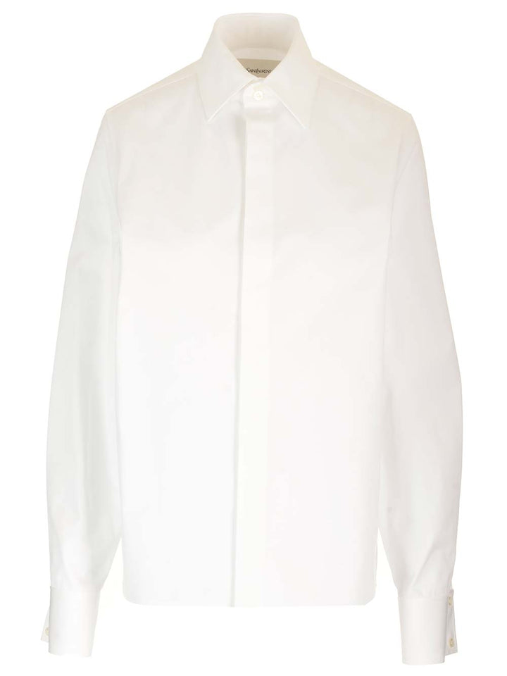 Saint Laurent Cufflink Shirt Shirts - White | 93bfb6fa31845ed8c9b1e9898f12e6757c829e86