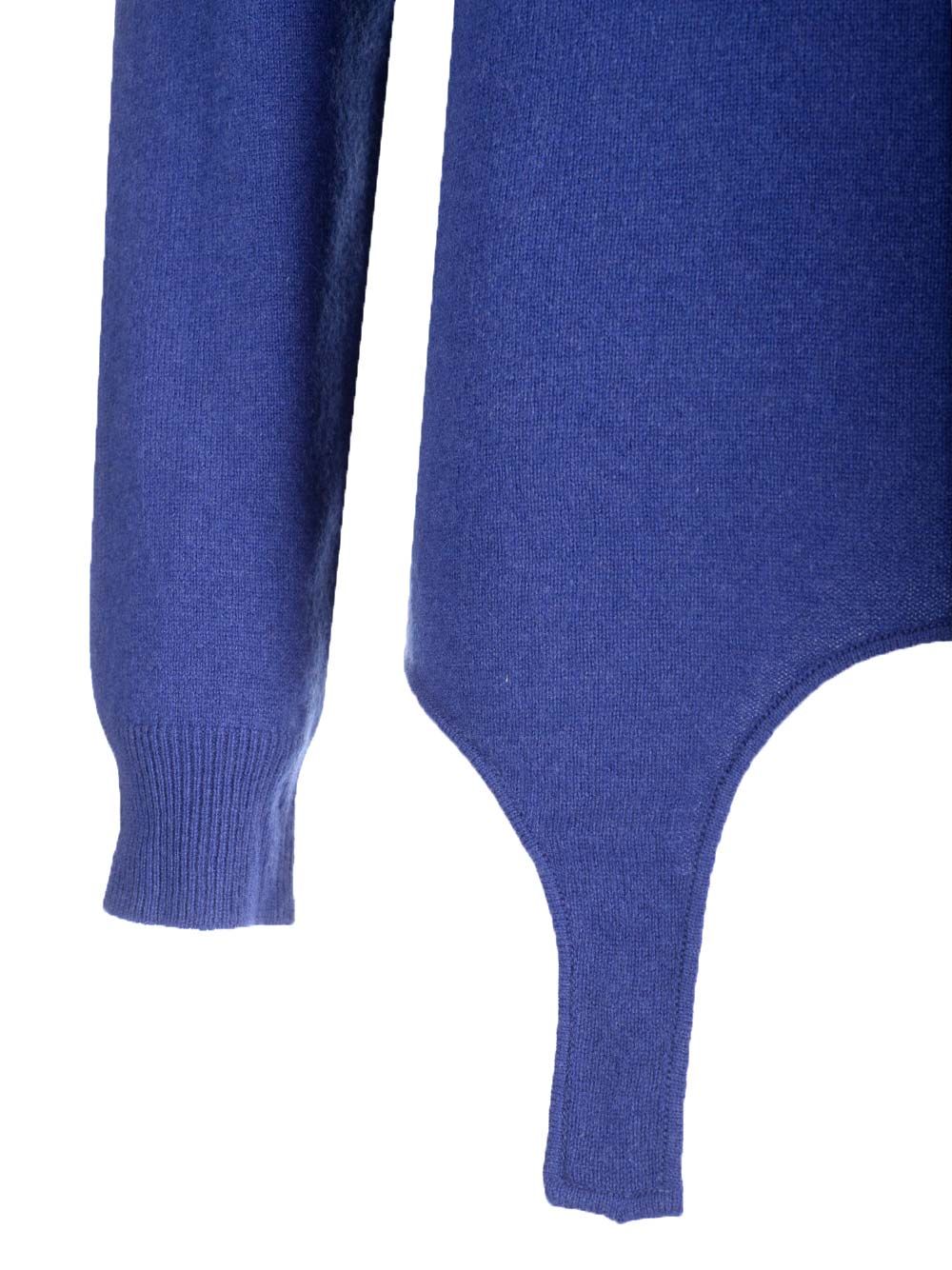 Saint Laurent Cashmere Turtleneck Knitwear - Blue | 176a566dececd4a75c6c6ea2b23f37b23f322329