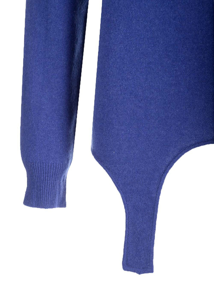 Saint Laurent Cashmere Turtleneck Knitwear - Blue | 176a566dececd4a75c6c6ea2b23f37b23f322329