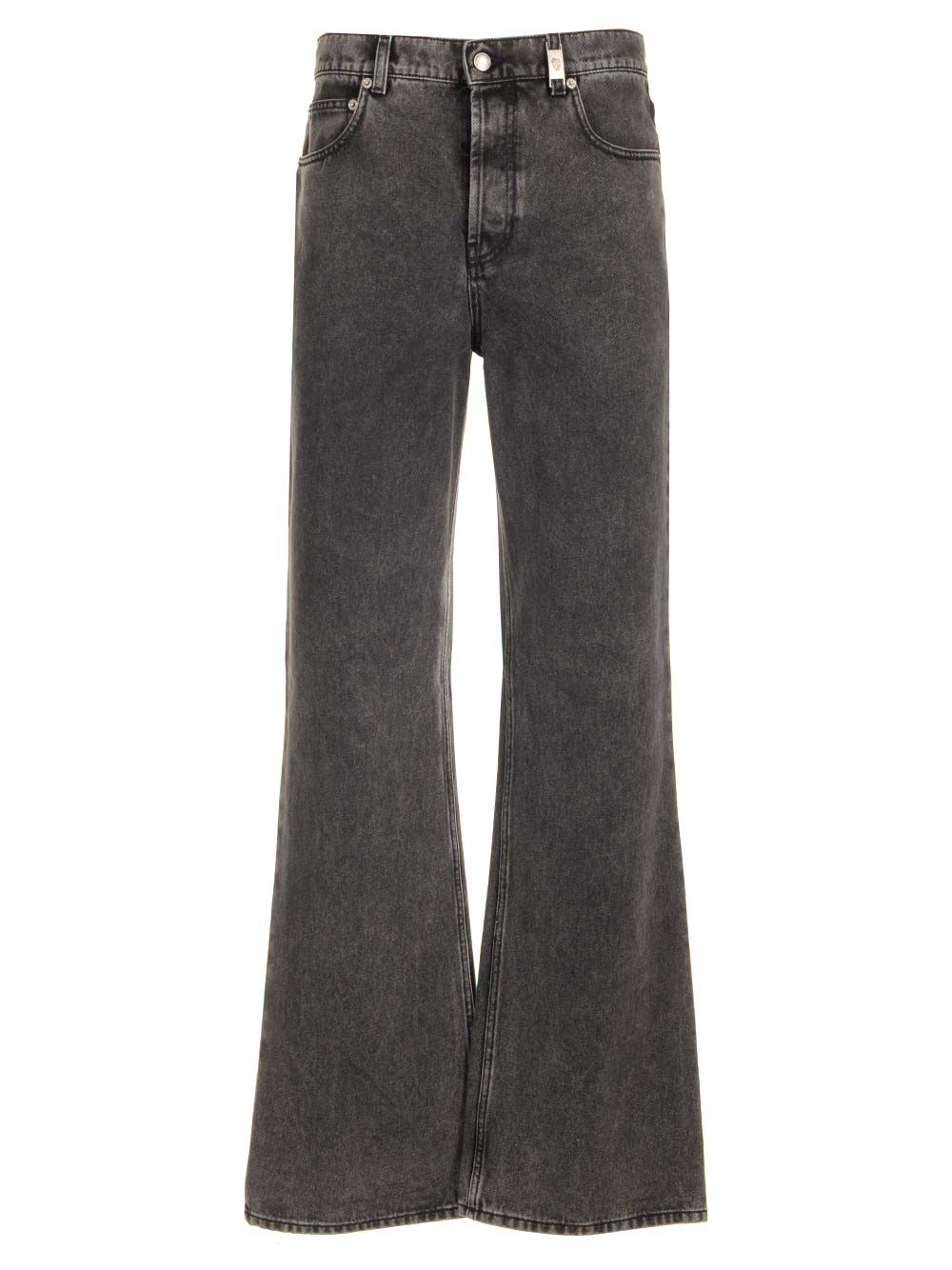 Mcqueen Low Waist Jeans - Black | 2a64116747fa17f72332dcab2d369d58d29dc42b
