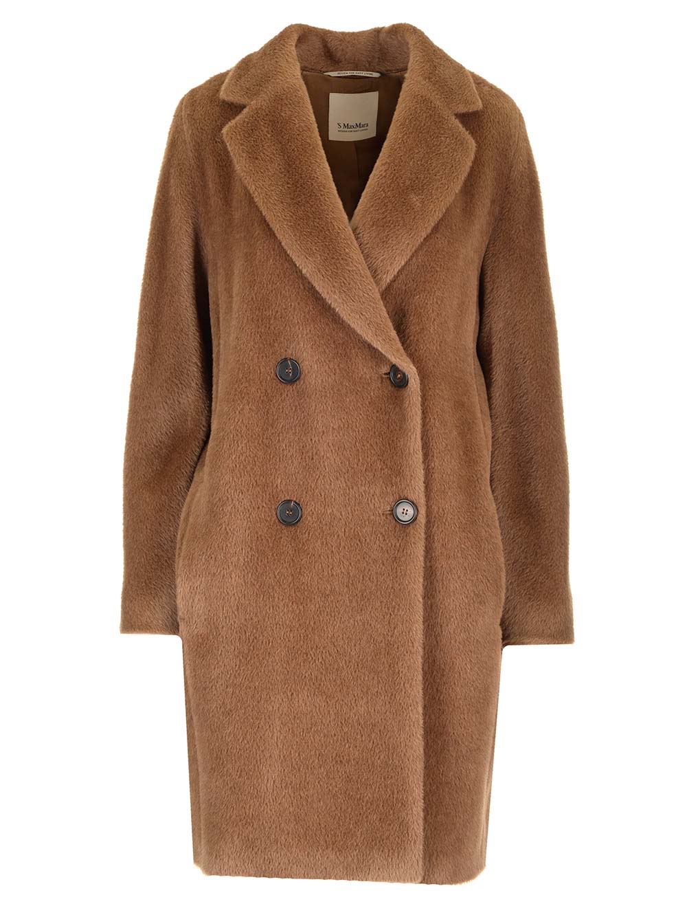 'S Max Mara Roseto Coats - Brown | 2f284329d52f05ac457b6f9810731c27da2cb5a8