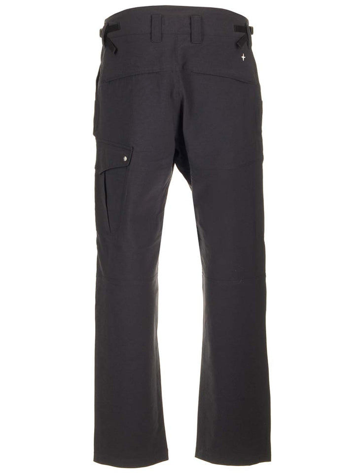 Stone Island Midnight Blue Wide Leg Trousers - Blue | 8afc5f95ae3c37fc02c343c39f0a2863902d126e