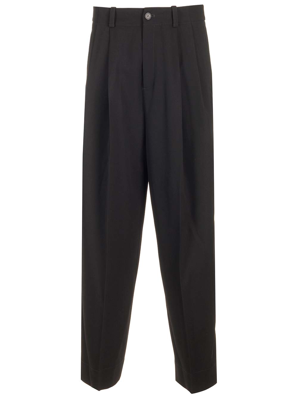 Off-White Virgin Wool Trousers - Black | 4f41d0ca3caeaeb2303344ed37a981b4f2113dc8
