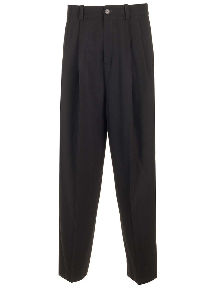 Off-White Virgin Wool Trousers - Black | 74584f04c8df7aa76ef7223e17435d1313ef9bfd