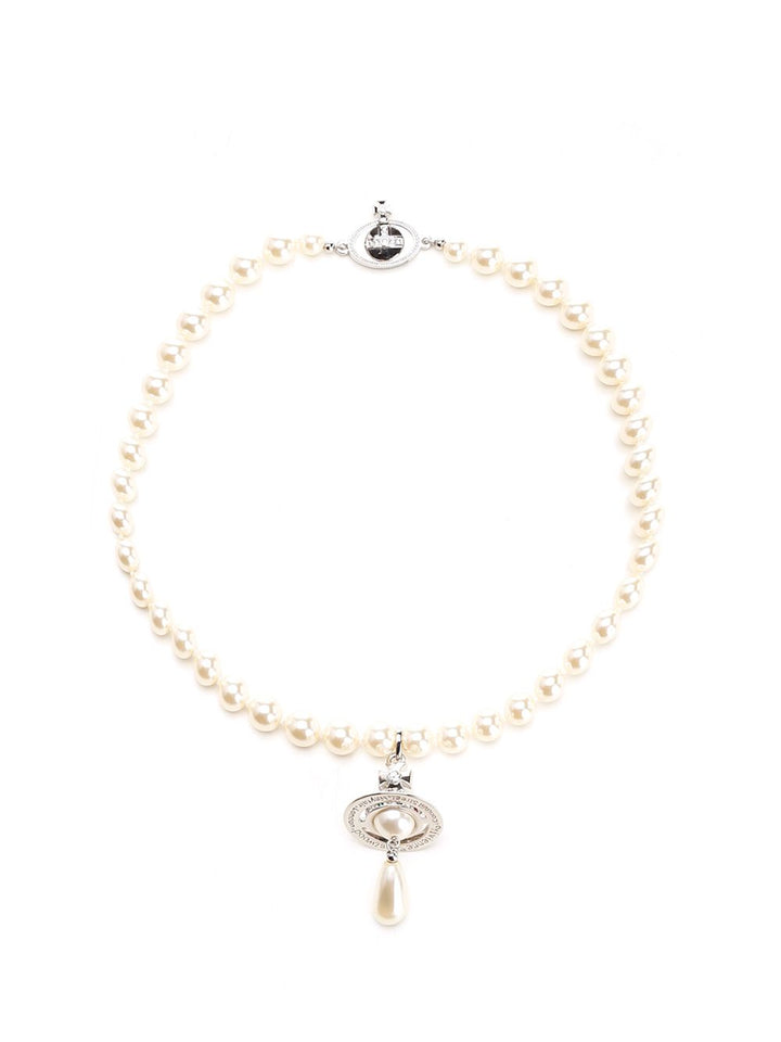 Vivienne Westwood Choker Necklace Jewelry - White | 894dc1c300dc37644dbe3d99546ecc033d8c824c