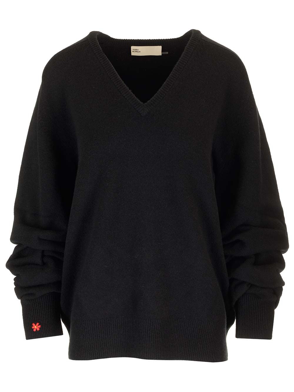 Tory Burch Relaxed Fit Sweater Knitwear - Black | ffc15ea26cde09a2e6351de2c3ce3cd23a1e4c5a