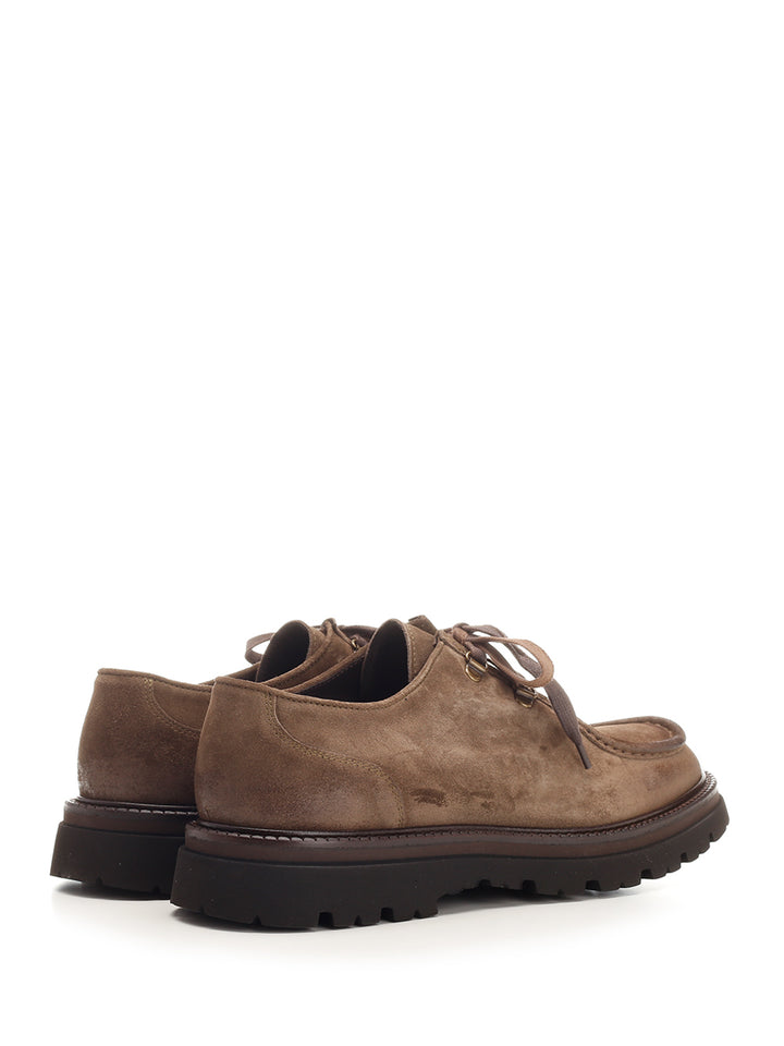 Corvari Suede Tank Paraboot Lace-Up Shoes - Brown | 6b7d9ff4f4a7071c34668d94ad9a8b24cbf8c100