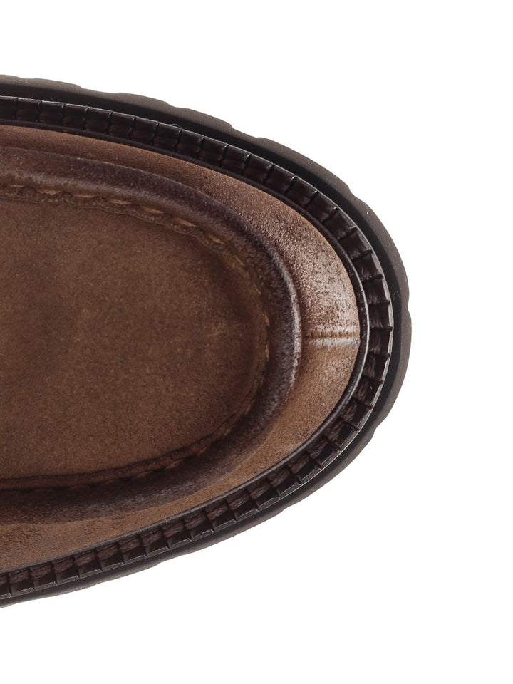 Corvari Suede Tank Paraboot Lace-Up Shoes - Brown | bd4829c7d2be6bad19ef0a0ac10a2b94aba090f9