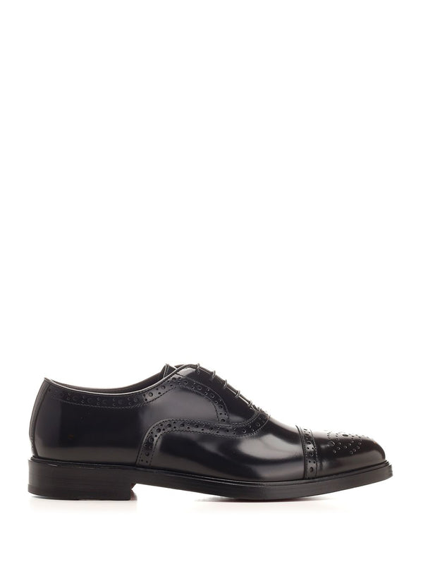 Duilio Classic Leather Shoe Loafers Black