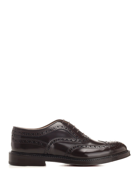 Duilio Classic Leather Shoe Lace-Up Shoes Brown