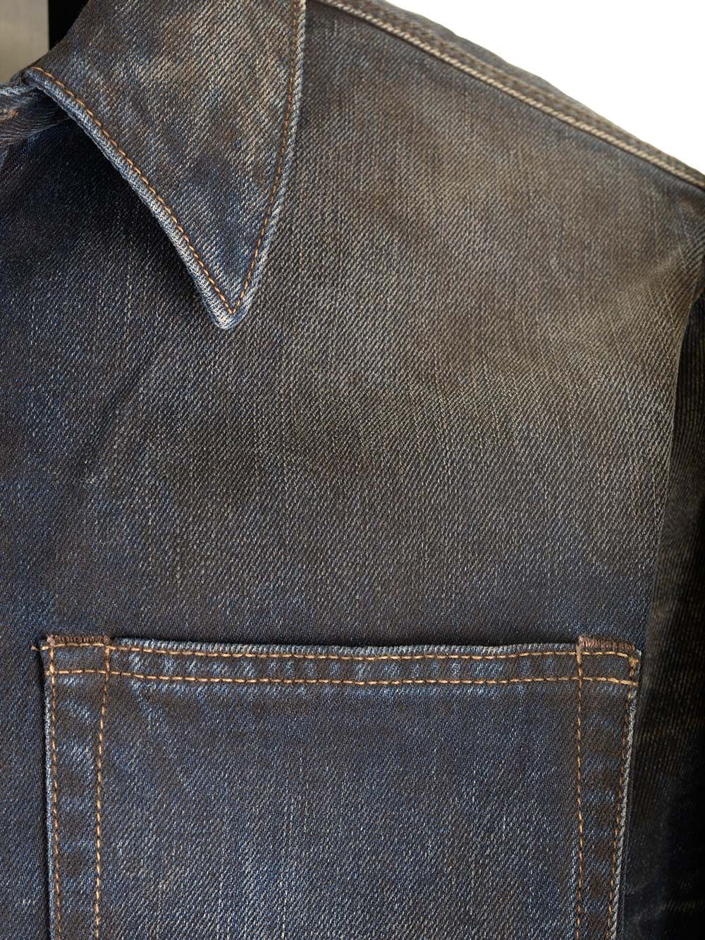 Acne Studios Relaxed Fit Denim Shirt Shirts - Blue | 341885f417860e4e2d57424b866f01845fa457f1