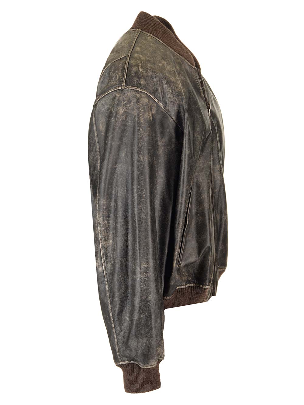 Acne Studios Leather Bomber Jacket Jackets - Black | e6655aacb7e31c99c90ec972e8e50ebca21d7a55