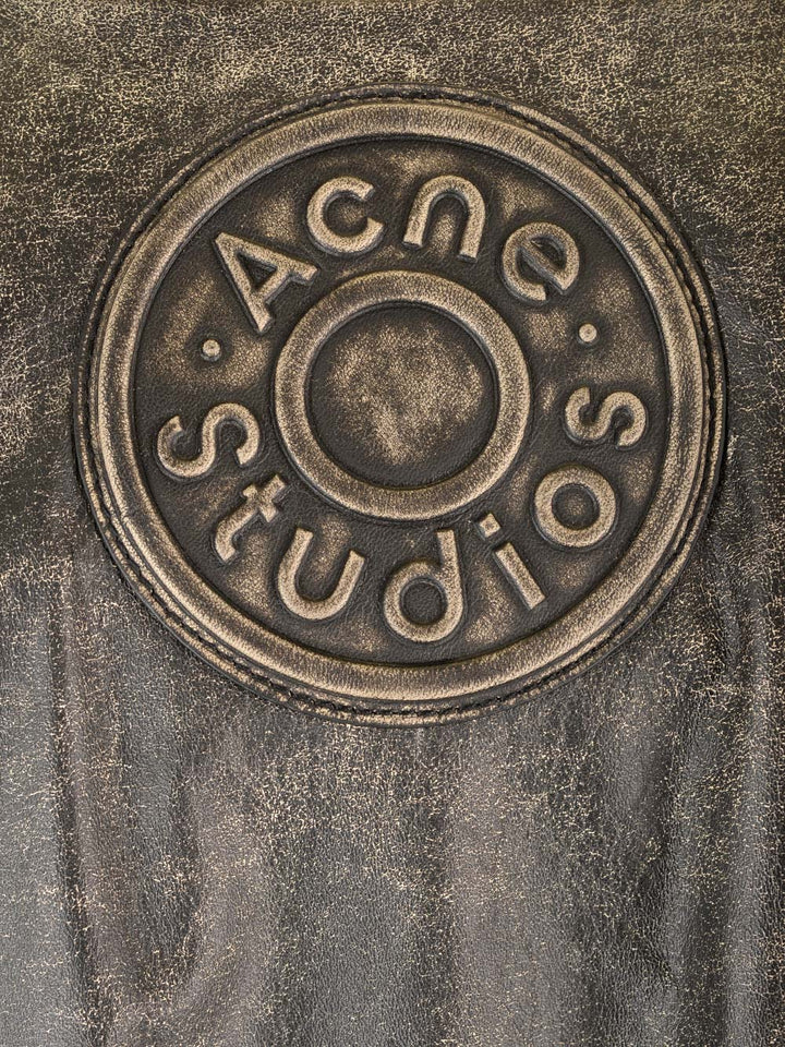 Acne Studios Leather Bomber Jacket Jackets - Black | 96c8ac7ee078c235e55eb7aa95c723a42eb13e06