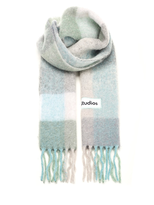 Fringed Scarf Scarves And Foulards Multicolor