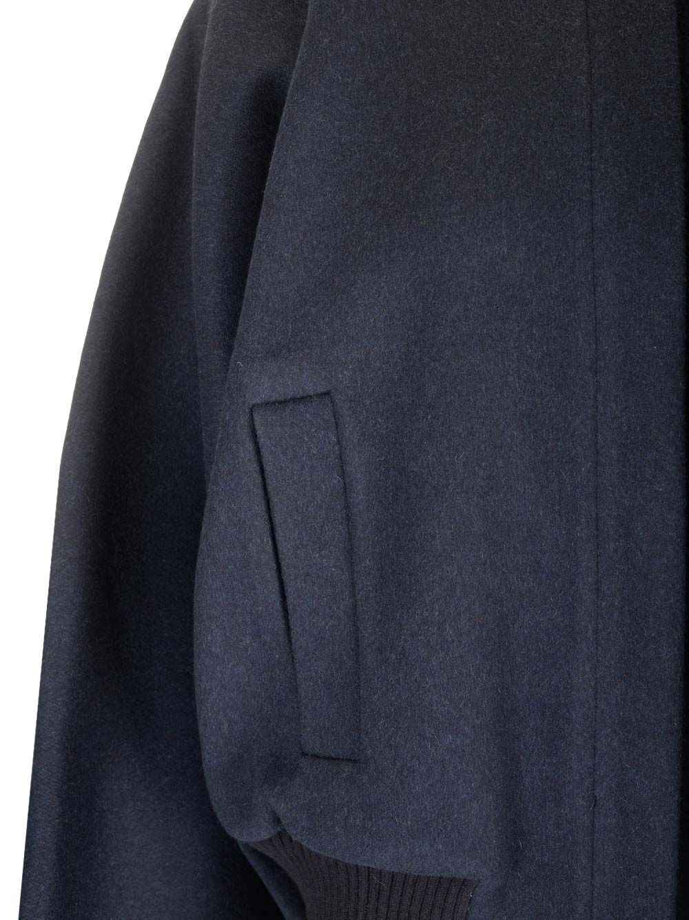 Max Mara Navy Blue Cashmere Short Coat Jackets - Blue | 790c8d95569dbf0054da47ff230c4b1dcccfe6f3