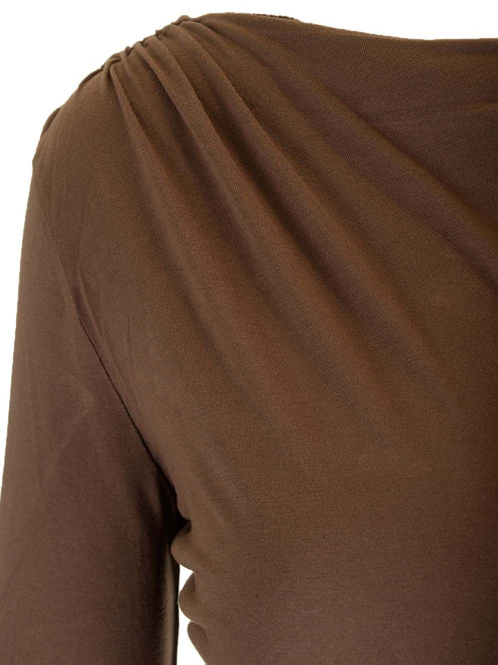 Rick Owens Lilies Jade Tops - Brown | f8adcab17f2198ed08d961d6d7203455063e0569