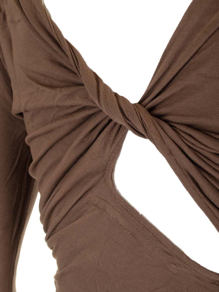 Rick Owens Lilies Jade Tops - Brown | f2865842eb913851ea90db3de6f2b2bc5455c5df