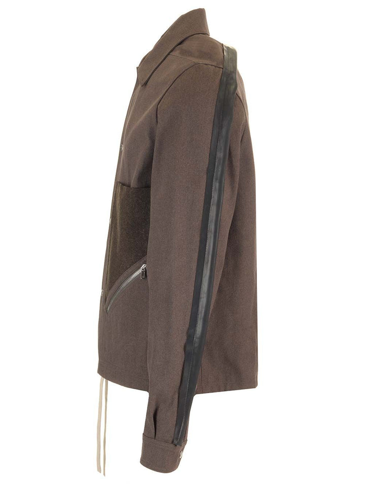 Rick Owens Tour Snap Front Jacket Trousers - Brown | f9c07db981e123645db3fb3a7f79d3a36cba3409