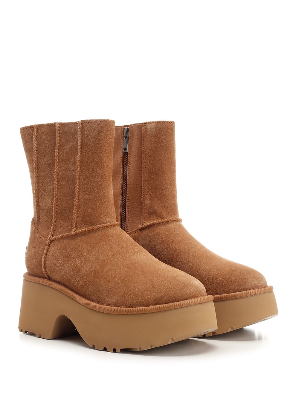 Ugg High Ankle Boot With Platform Boots - Brown | c7c0bab7df66457686975806811c0220bf623391