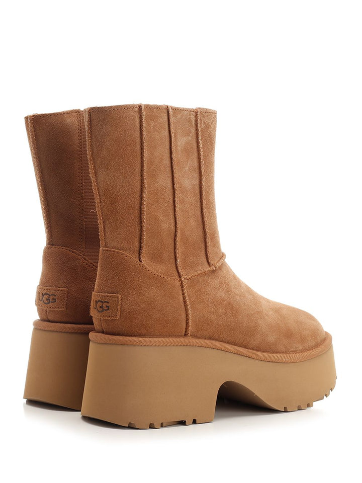 Ugg High Ankle Boot With Platform Boots - Brown | e775b86cce51c588111826cc0627aed4034d8f3a