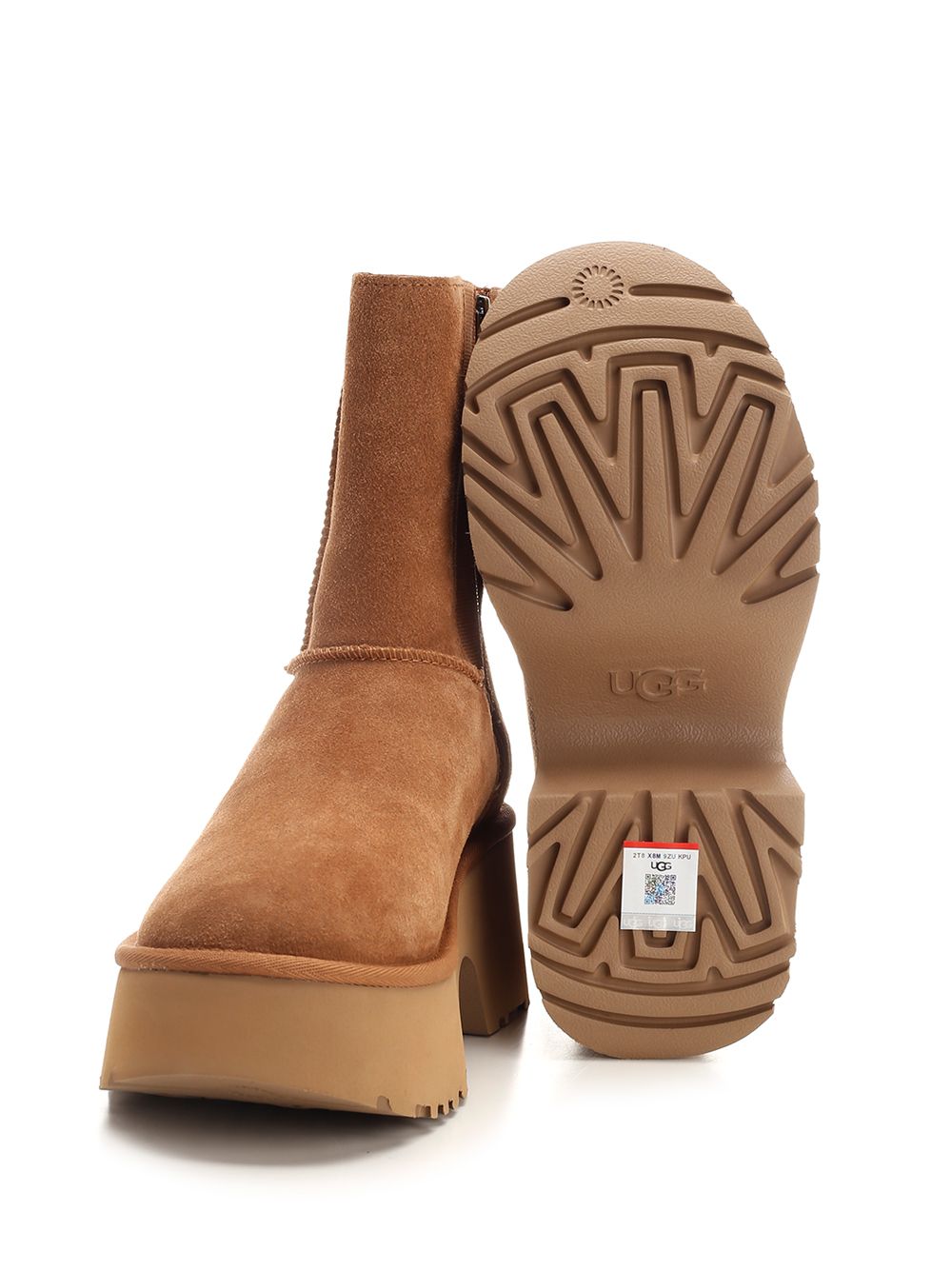 Ugg High Ankle Boot With Platform Boots - Brown | a647f008631c1a07e7c67373e63389dee4bc61ca