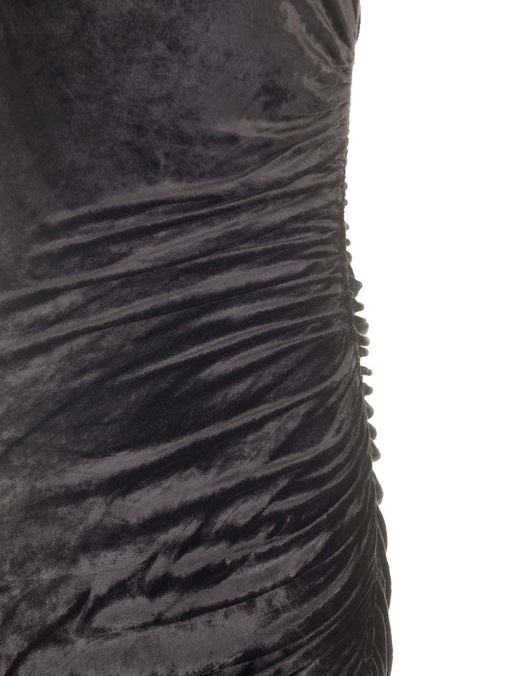 Rick Owens Lilies Velvet Dress Dresses - Black | f2448a2b8c2b8ff32b11b668c33bc3b0066d7fb2