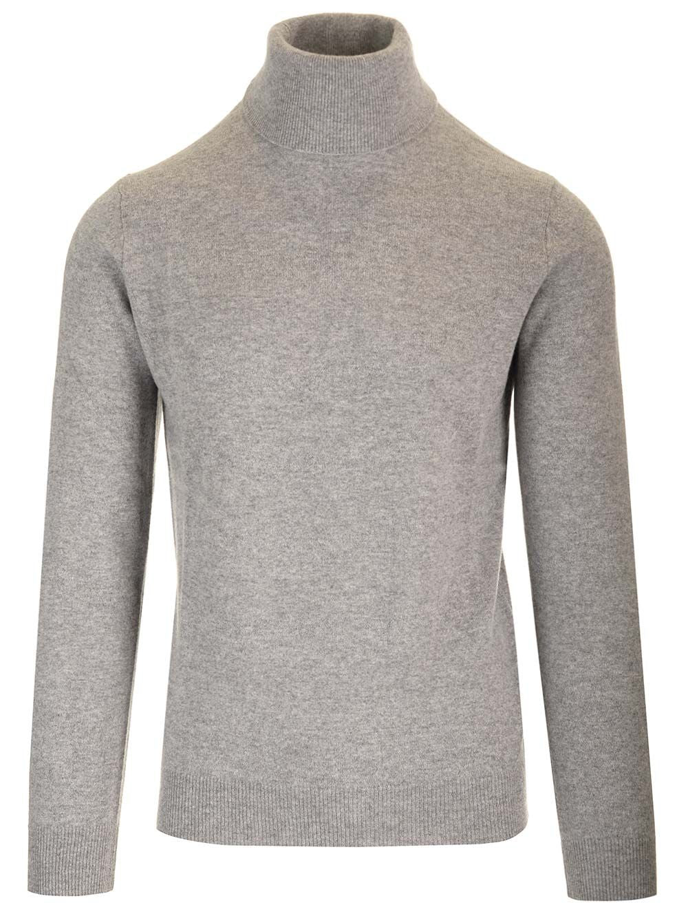 Al Duca D'Aosta Cashmere Turtleneck Knitwear - Grey | af3f1ea030d9299f97c440a11eede9a57c766f49