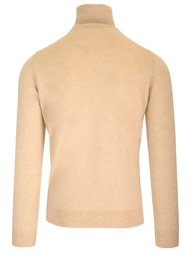 Al Duca D'Aosta Cashmere Turtleneck Knitwear - Beige | 7604d0dd5e96f68aa9f3f9661ed4ae81fd2aab70
