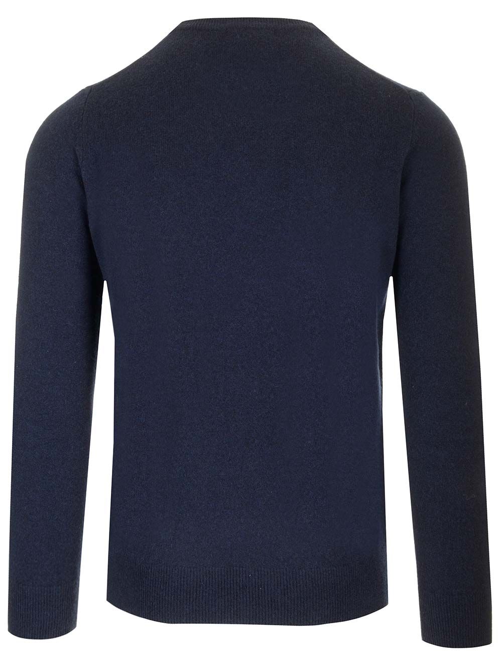 Al Duca D'Aosta Cashmere Crewneck Sweater Knitwear - Blue | 01c559169b589c93aa58303df28f816f22baa263
