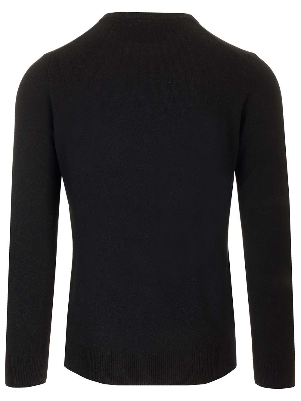 Al Duca D'Aosta Cashmere Crewneck Sweater Knitwear - Black | 908a6ddf1c36c24284c5ca78bd6ef5f1afd7f0a0