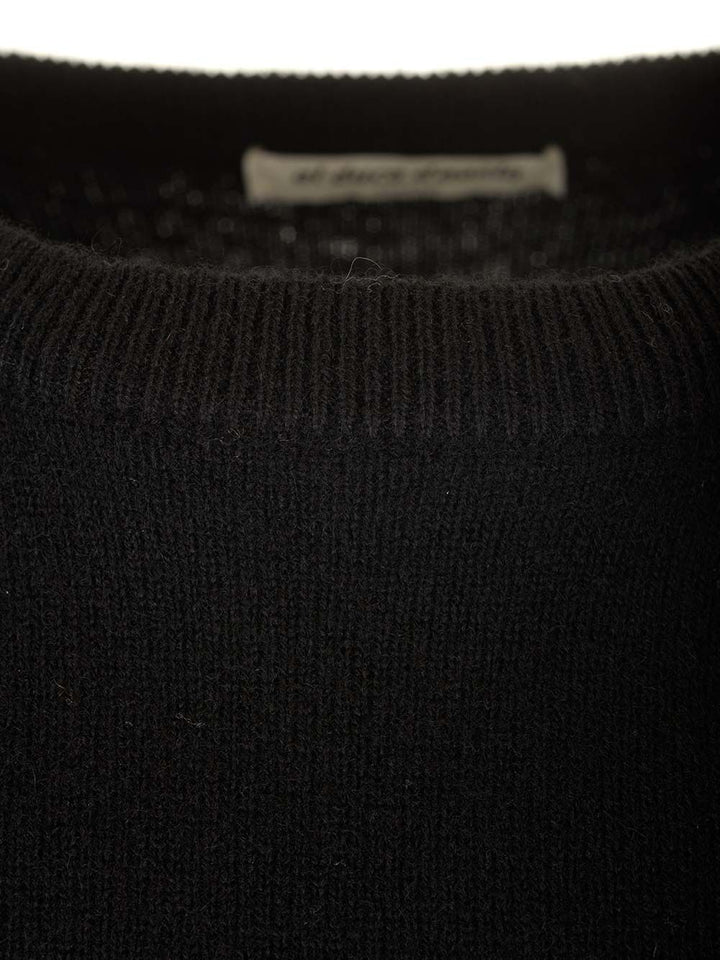 Al Duca D'Aosta Cashmere Crewneck Sweater Knitwear - Black | 4dd5502ac80a1fa789723e6930d38fa88060d6ca