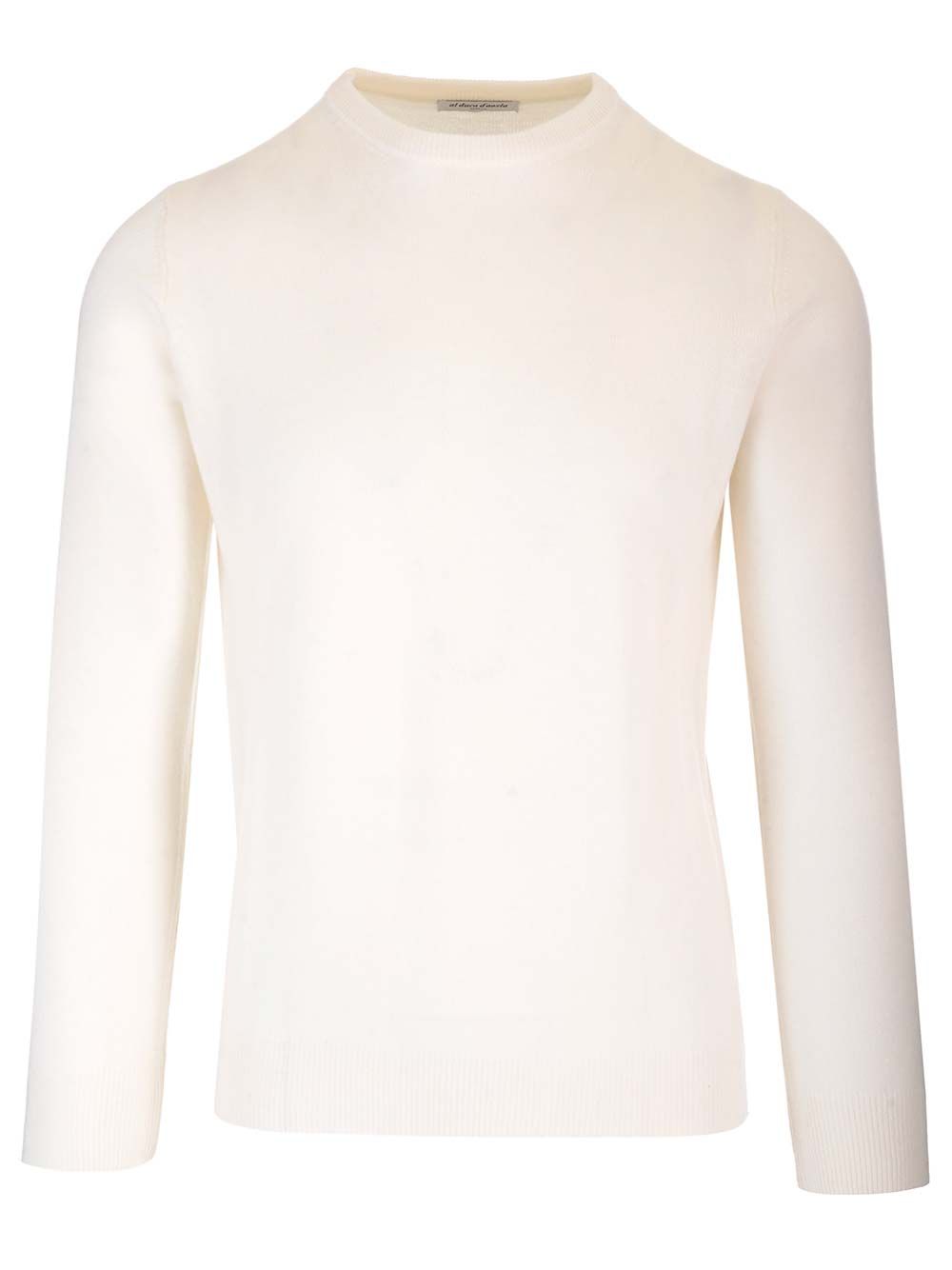 Al Duca D'Aosta Cashmere Crewneck Sweater Knitwear - White | d5e32967637bdc20f8c2fa92cc6ef53158d172de