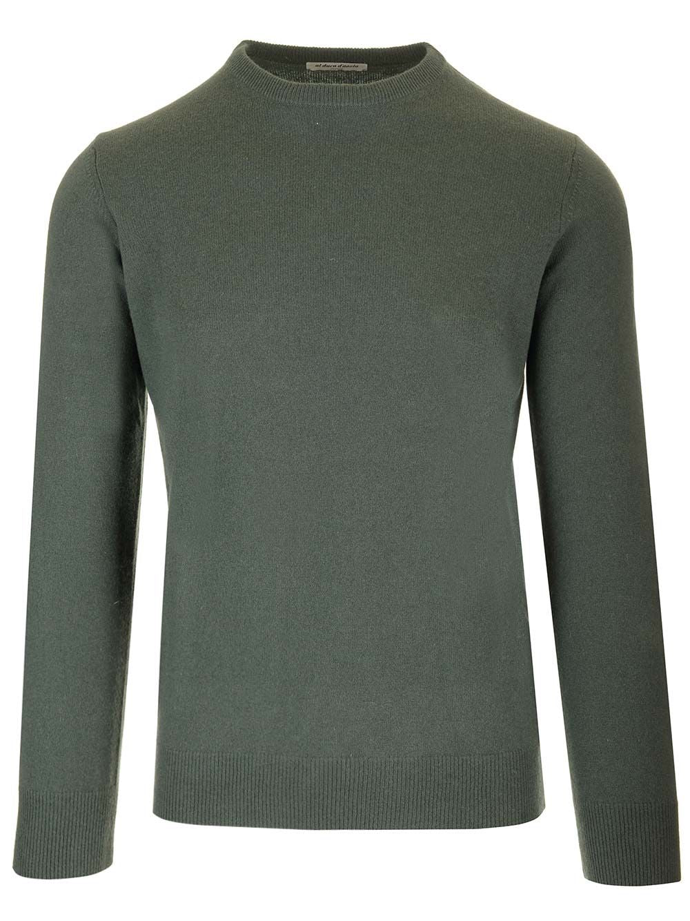 Al Duca D'Aosta Cashmere Crewneck Sweater Knitwear - Green | 5e55e34b9b8e425c896a24871a30cea133ebb7ac
