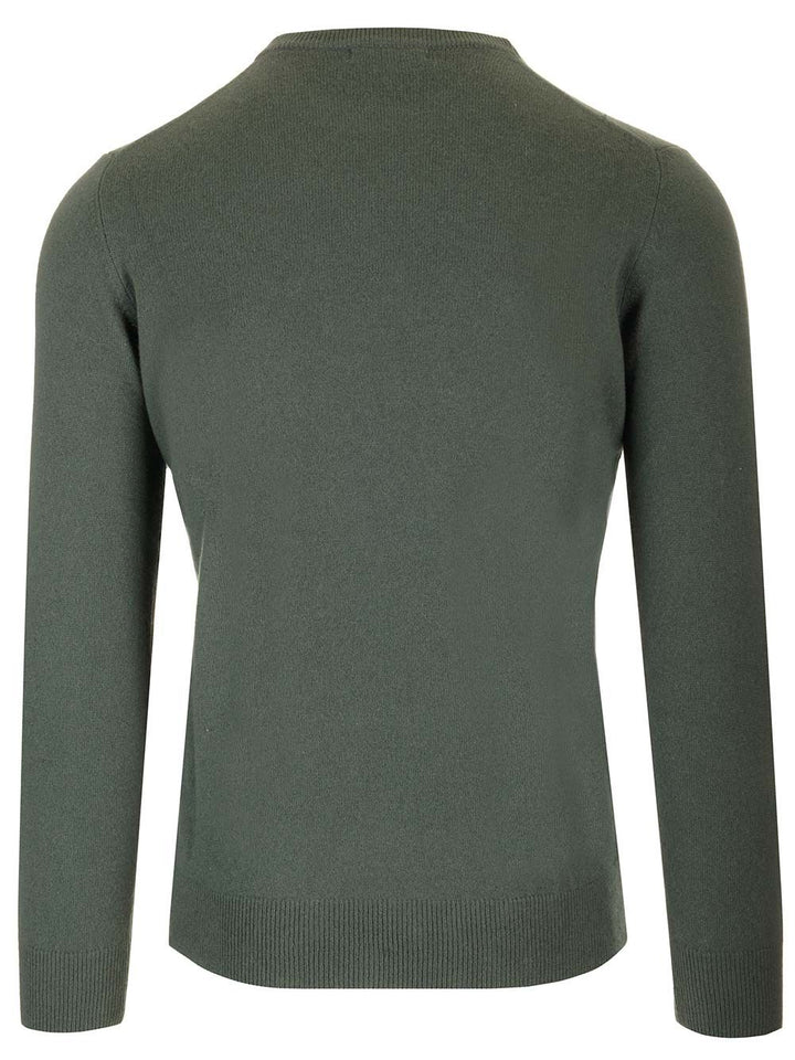 Al Duca D'Aosta Cashmere Crewneck Sweater Knitwear - Green | 5c9e6fa7b39a55a7319be2c9b43696c7a13048be