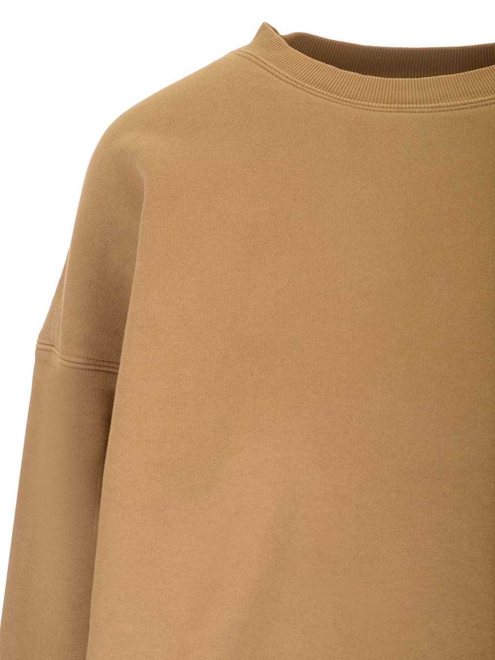 Saint Laurent Crewneck Sweatshirt Knitwear - Brown | 3d0858ef14d13cc5607f9257ef6c14cc27b85ce8