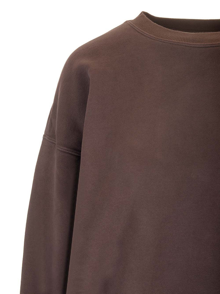 Saint Laurent Crewneck Sweatshirt Knitwear - Brown | b66ff649ed7018339e8ca0ad38318bea8e5d24f1