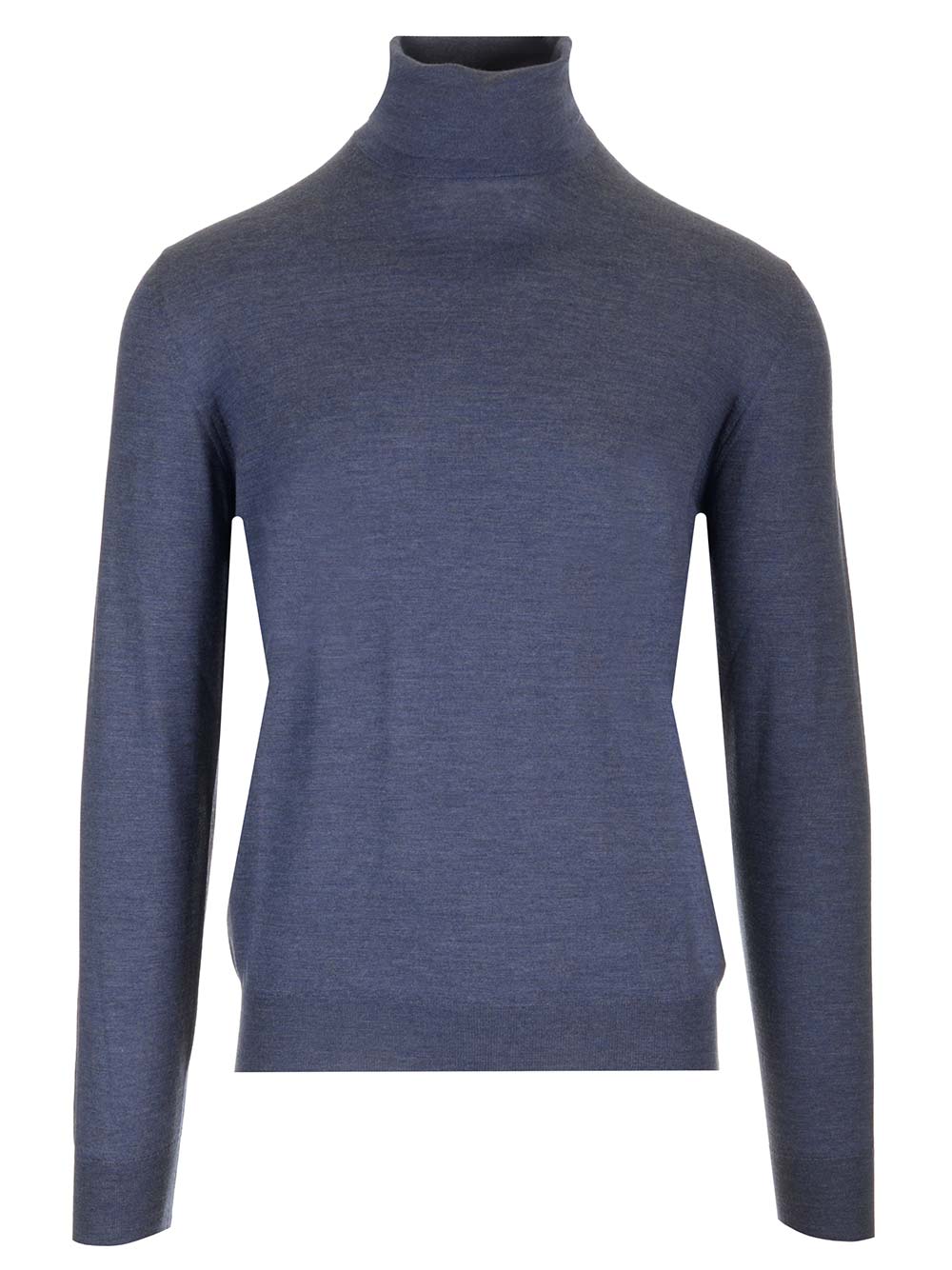 Mauro Ottaviani Wool Turtleneck Knitwear - Blue | 7fa6af063891754b974f52fe6c159cdaf6bd3ea7