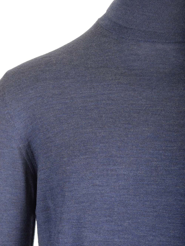 Mauro Ottaviani Wool Turtleneck Knitwear - Blue | 52a691fe49b0b0d2bb07249416bfe22e1f025782