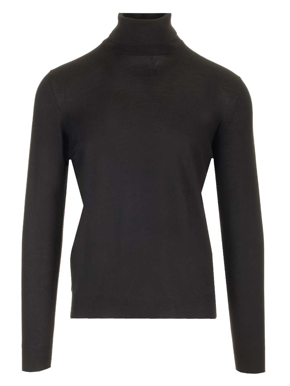 Mauro Ottaviani Wool Turtleneck Knitwear - Black | c7b6aecd882ddbf82e77fd6ff4a8529036bafb86