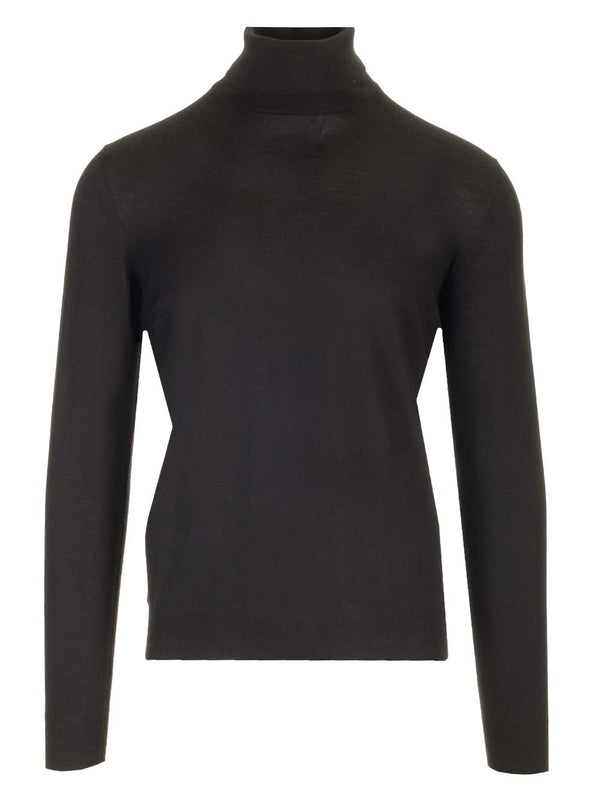 Wool Turtleneck Knitwear Black