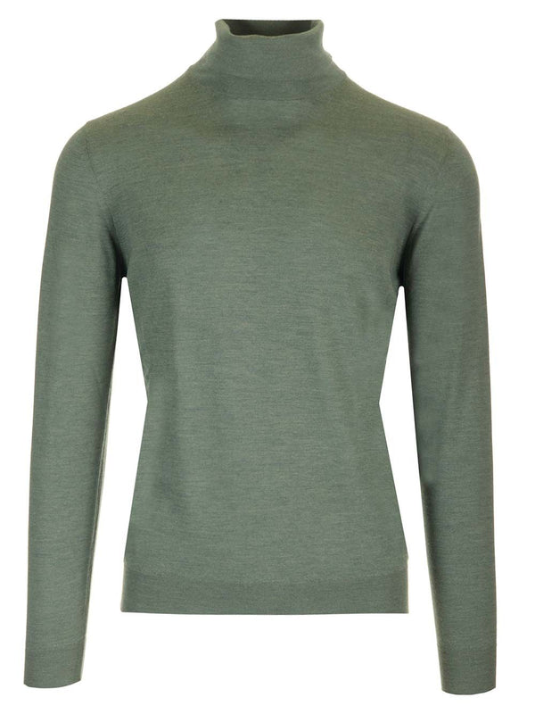 Wool Turtleneck Knitwear Green