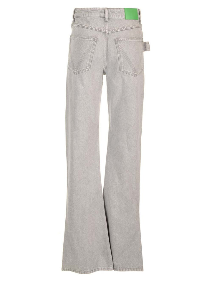 Bottega Veneta Boot Cut Jeans - Grey | 27ba7825d746149b9fa0748695484fe9f3ab8f91