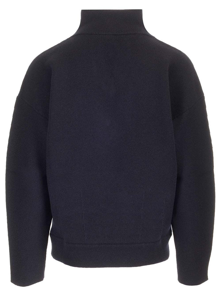 Bottega Veneta Compact Wool Sweater Knitwear - Blue | ae6e14ebd0a79edf72075c2b46eebc30789b8c64