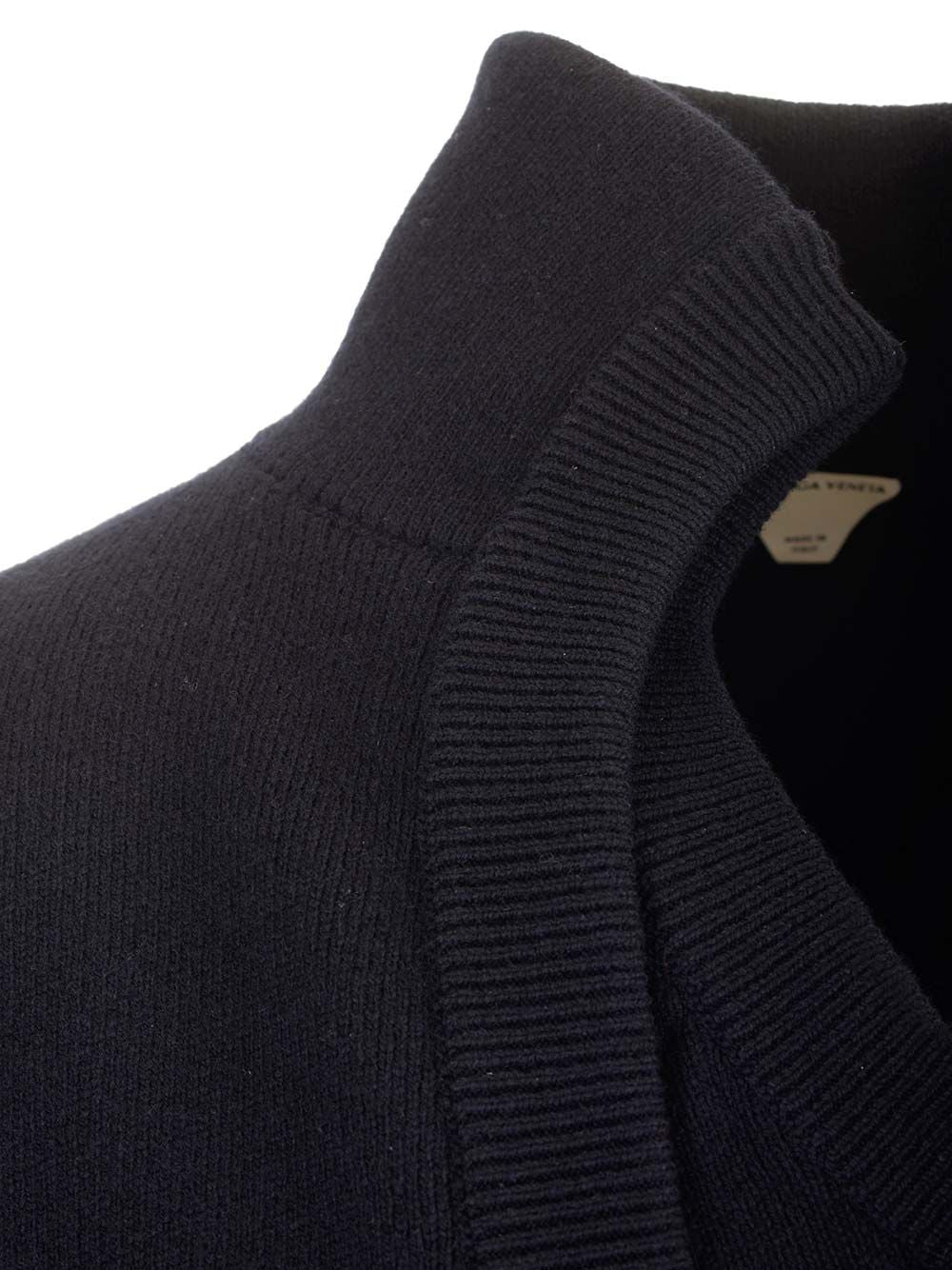 Bottega Veneta Compact Wool Sweater Knitwear - Blue | 275a9a725a7fb388f81669d4bd90306e6bf0c47a