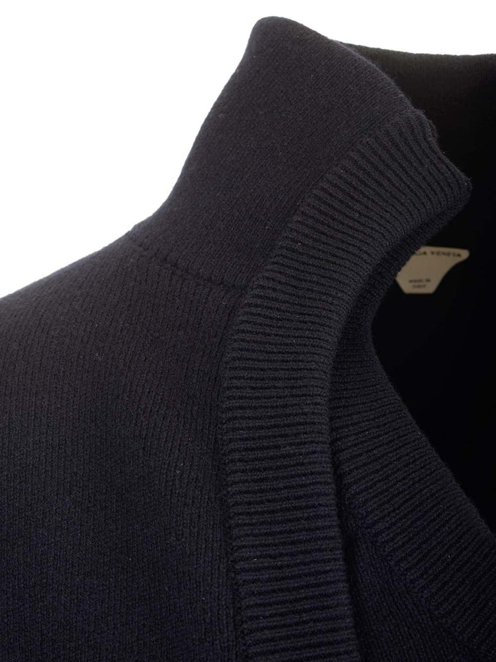 Bottega Veneta Compact Wool Sweater Knitwear - Blue | 275a9a725a7fb388f81669d4bd90306e6bf0c47a