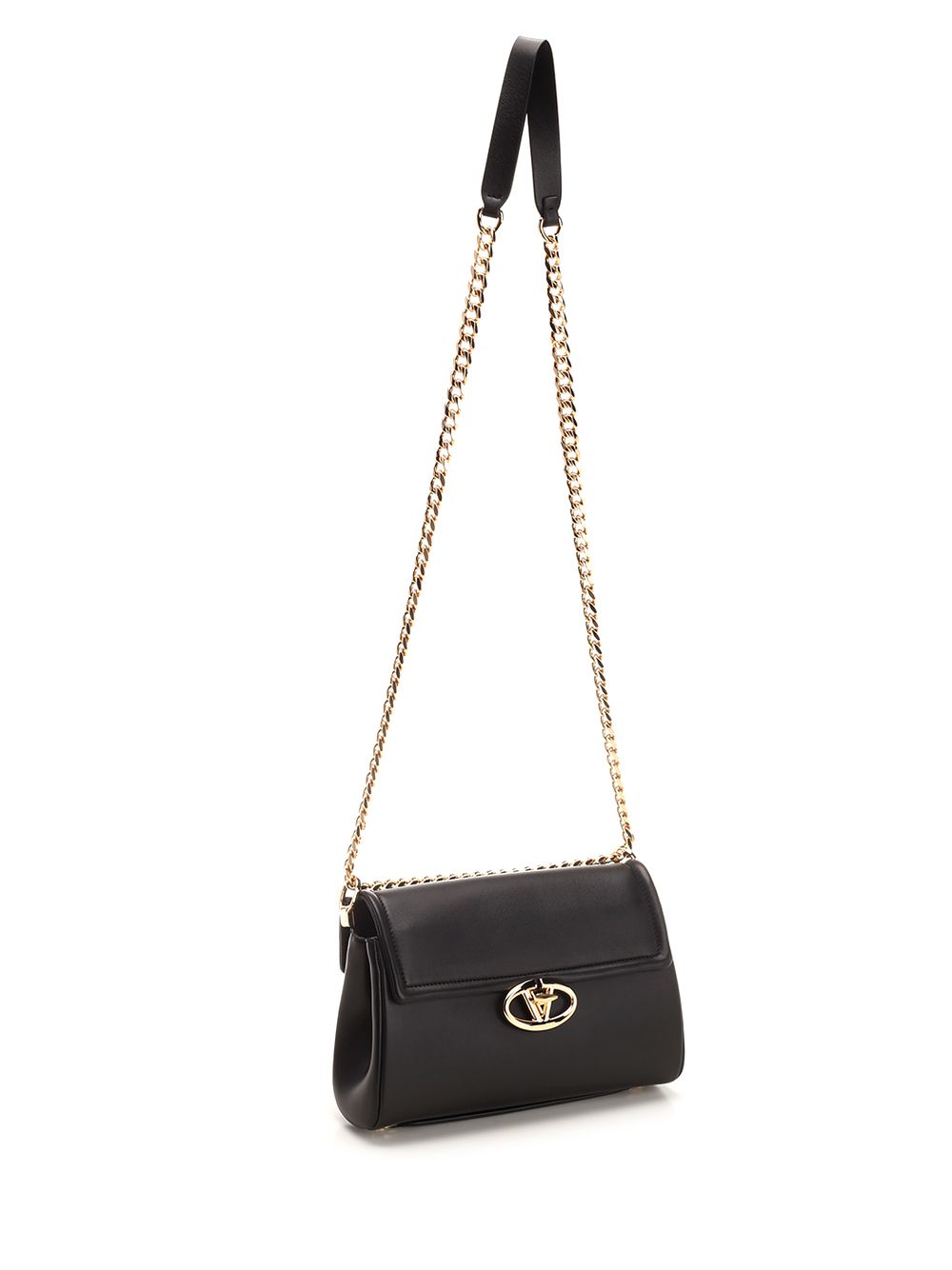 Valentino Garavani Deluxe Nappa Shoulder Bag Shoulder Bags - Black | da34476d789b5cac40afbe73dd871743f60e0e57