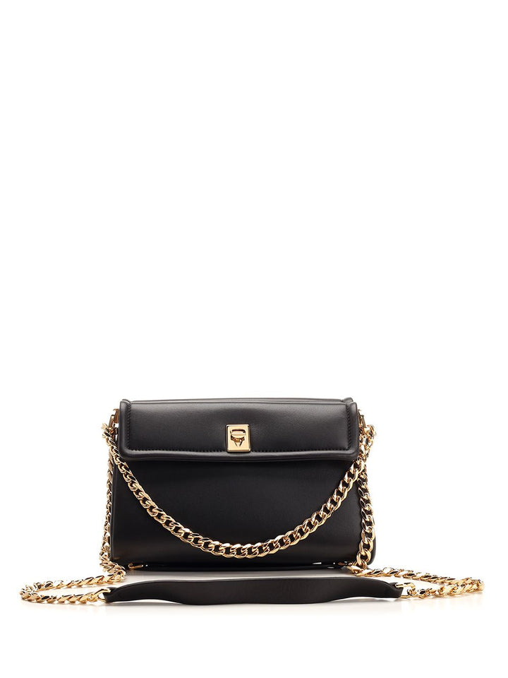 Valentino Garavani Deluxe Nappa Shoulder Bag Shoulder Bags - Black | a8a1c37a47b323578942a5a28f91df382b37ec54