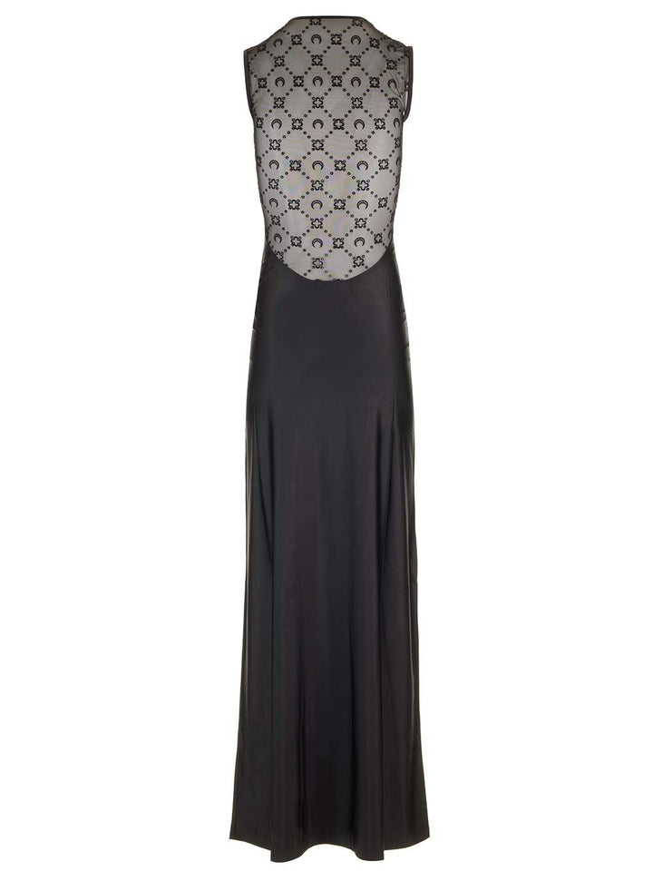 Marine Serre Jersey Midi Dress Dresses - Black | 75c42855096ec586d892fea2638583a5f16fe9b8