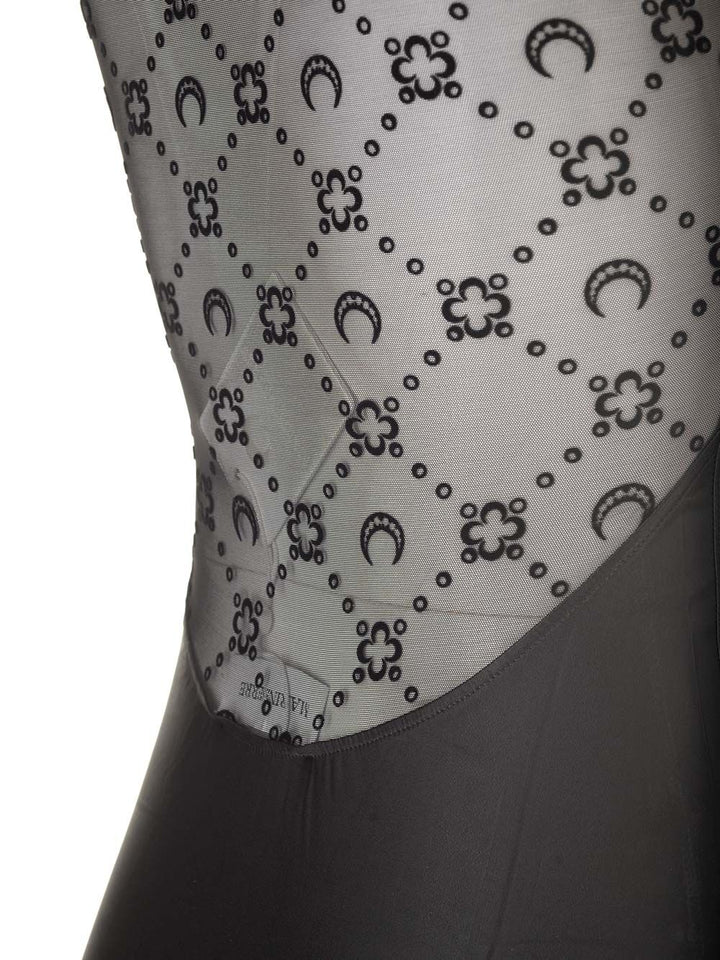 Marine Serre Jersey Midi Dress Dresses - Black | e4aff2f2b731cd883d22c605b4bdb3c7cee34e57