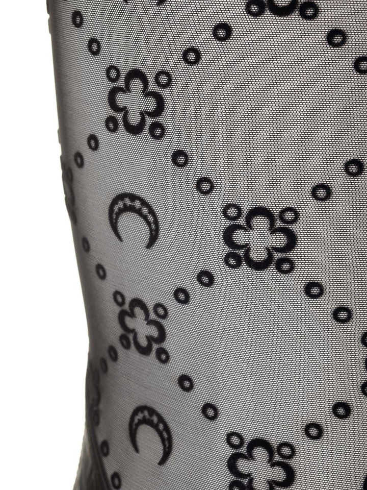 Marine Serre Jersey Midi Dress Dresses - Black | 3453c48b13006fe4673669ef13af466208d0c7fd